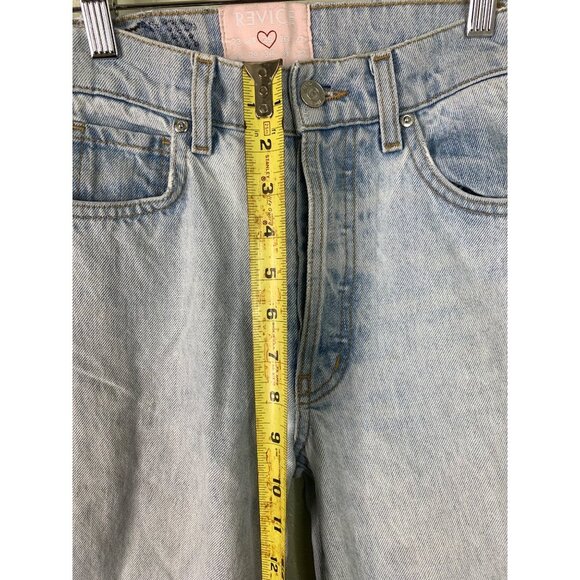 Vintage Revive Light Wash Straight Leg Denim Jeans Size 25 - Picture 7 of 13